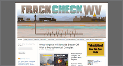 Desktop Screenshot of frackcheckwv.net